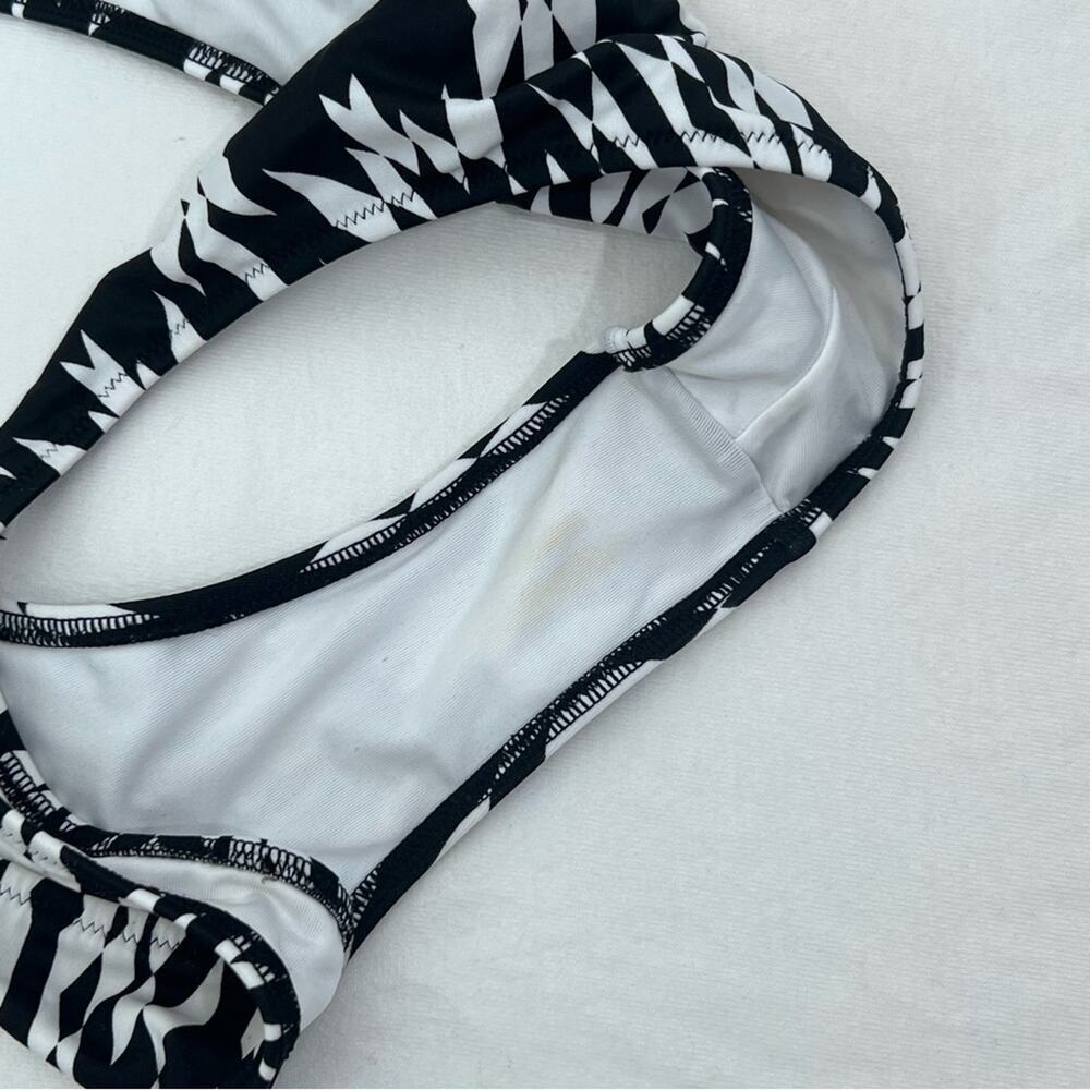 Victoria’s Secret The Classic Itsy Bikini Bottom Geometric Print Ruched Sz S - Picture 5 of 8